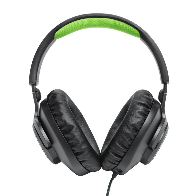JBL Quantum 100X Console - Black - Wired over-ear gaming headset with a detachable mic - Front image number null